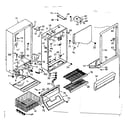 Kenmore 106720551 cabinet parts diagram