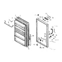 Kenmore 106720551 door parts diagram