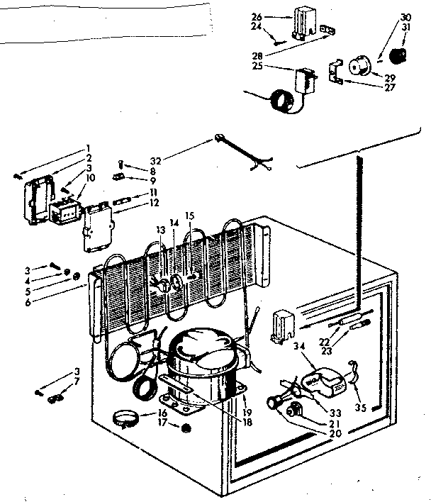 Kenmore 1067502120 unit parts diagram