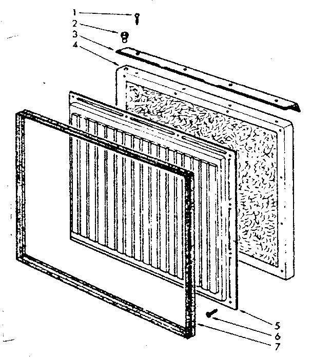 Kenmore 1067502120 door parts diagram