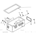 Kenmore 198711200 cabinet parts diagram