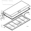 Kenmore 198711603 door parts diagram
