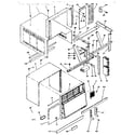 Kenmore 25370331 cabinet & installation parts diagram