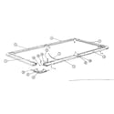 Sears 21125159 bumper rail assembly diagram