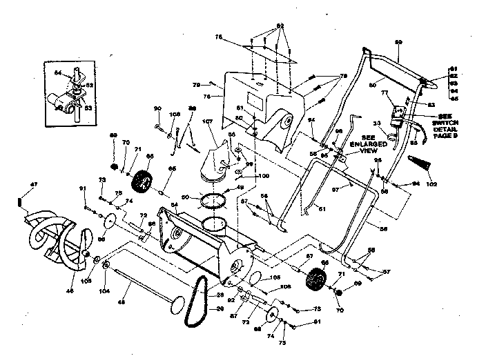 Sunbeam 2240A housing assembly diagram