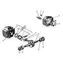 Sears 8087 piston and crankshaft diagram