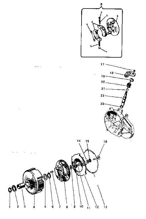 Sears 8087 clutch diagram