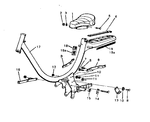 Sears 8087 frame assembly diagram