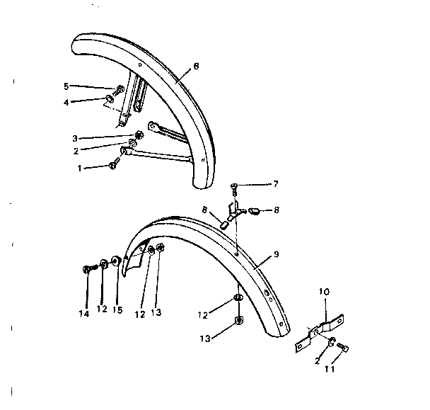 Sears 8087 fenders diagram