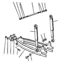 Sears 8087 swing arm and shocks diagram