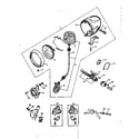 Sears 8087 headlight and switches diagram
