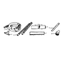 Kenmore 1753195082 standard attachment kit model 175.3615 diagram