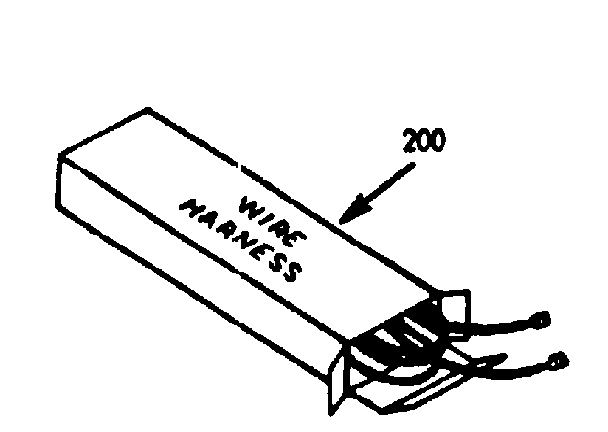 Kenmore 6477147101 wire harness and components diagram