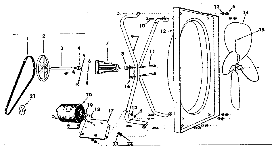 Kenmore 7586391 functional replacement parts diagram