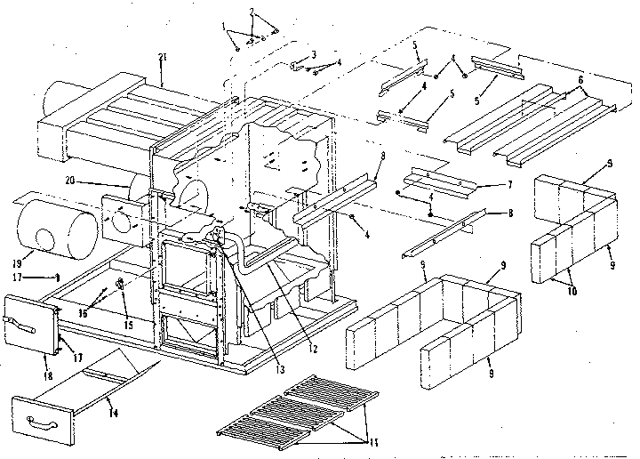 Kenmore 610742020 combustion chamber diagram