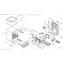 Kenmore 1267966020 cabinet diagram