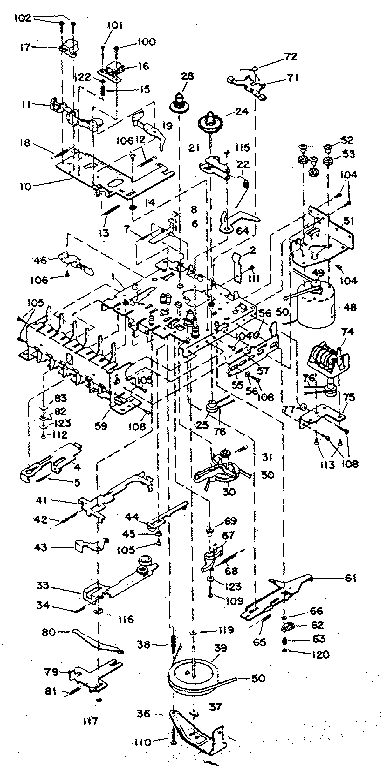 LXI 13291803050 cassette mechanism diagram