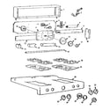 Kenmore 1037126304 backguard maintop diagram