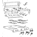 Kenmore 103713630 backguard & maintop diagram