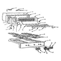 Kenmore 103714610 backguard and main top diagram