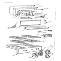 Kenmore 103715620 backguard and maintop diagram