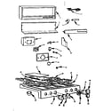 Kenmore 103717610 backguard and main top diagram