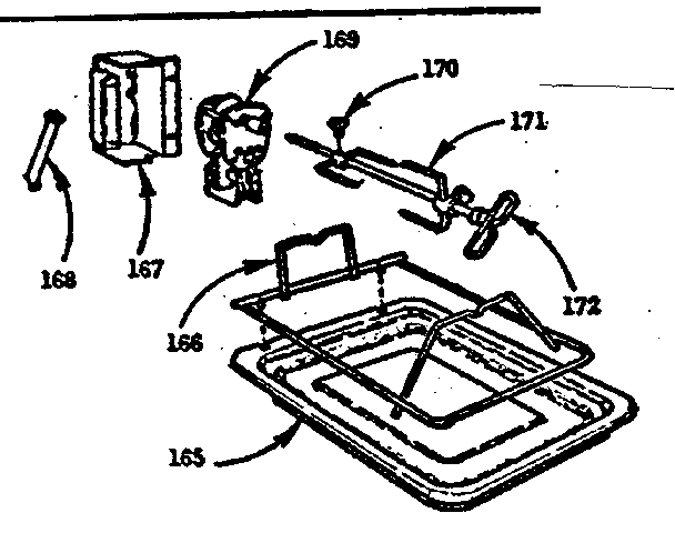Kenmore 103726611 optional equipement - oven rotisserie diagram