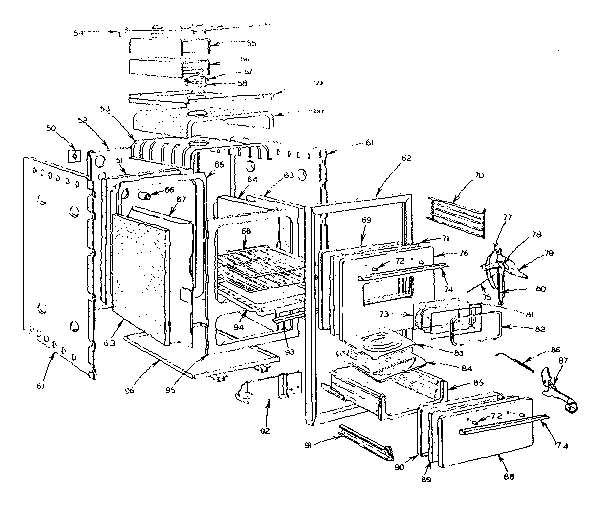 Kenmore 10330381 body section diagram
