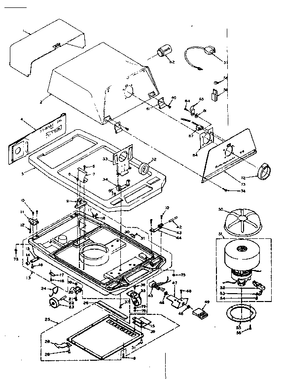 Kenmore 1162670 unit parts diagram