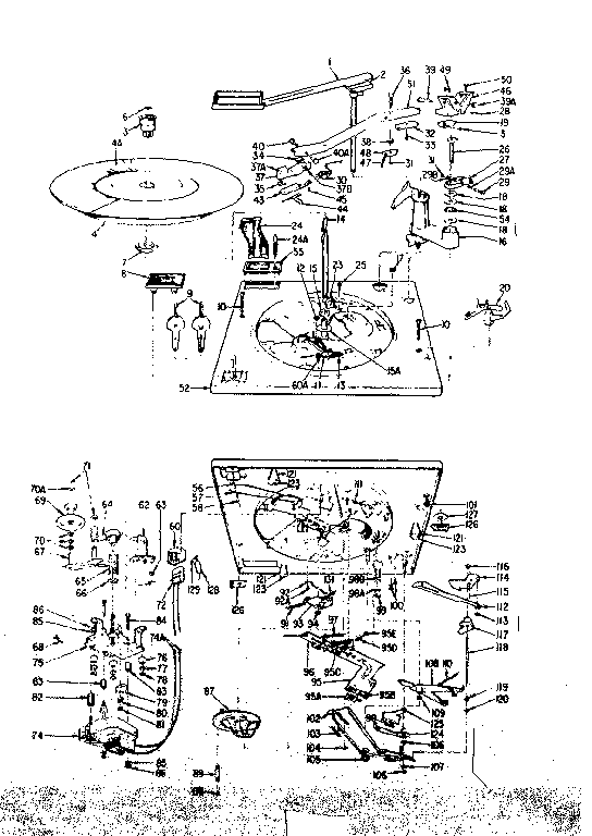 LXI 52831154000 record changer diagram