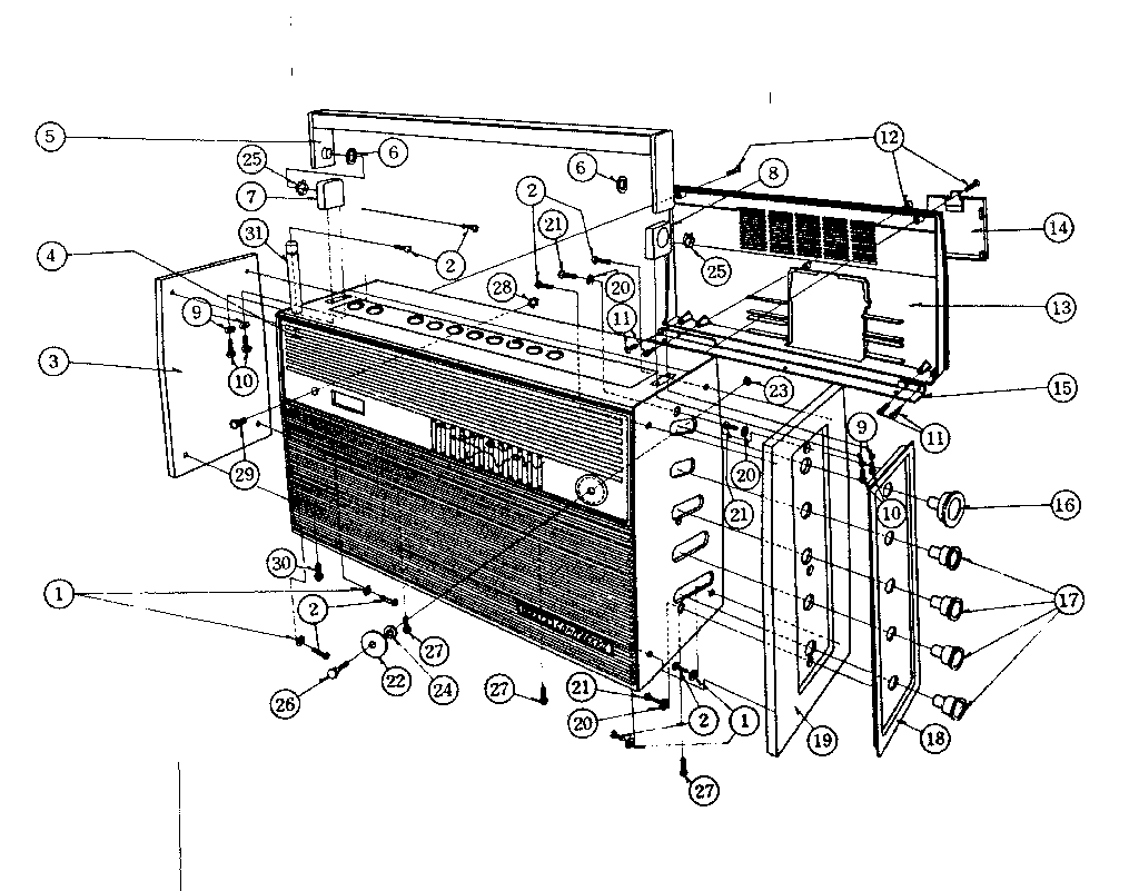 LXI 56422860100 cabinet diagram