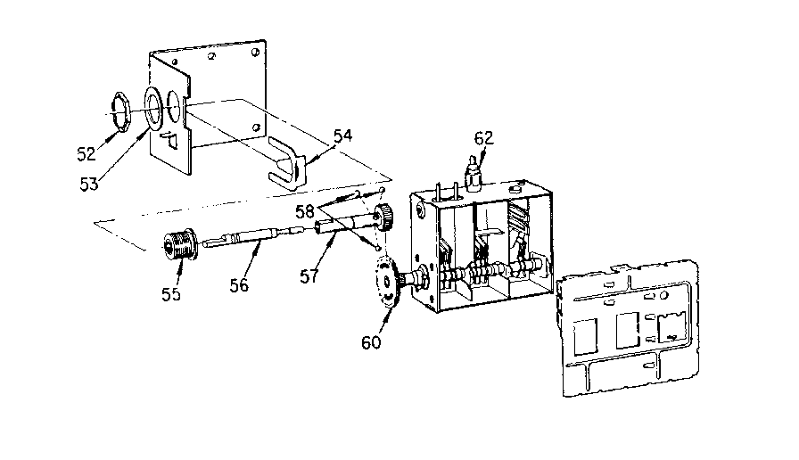 LXI 52843541211 uhf tuner replacement no. 96-224 (95-573-1) diagram