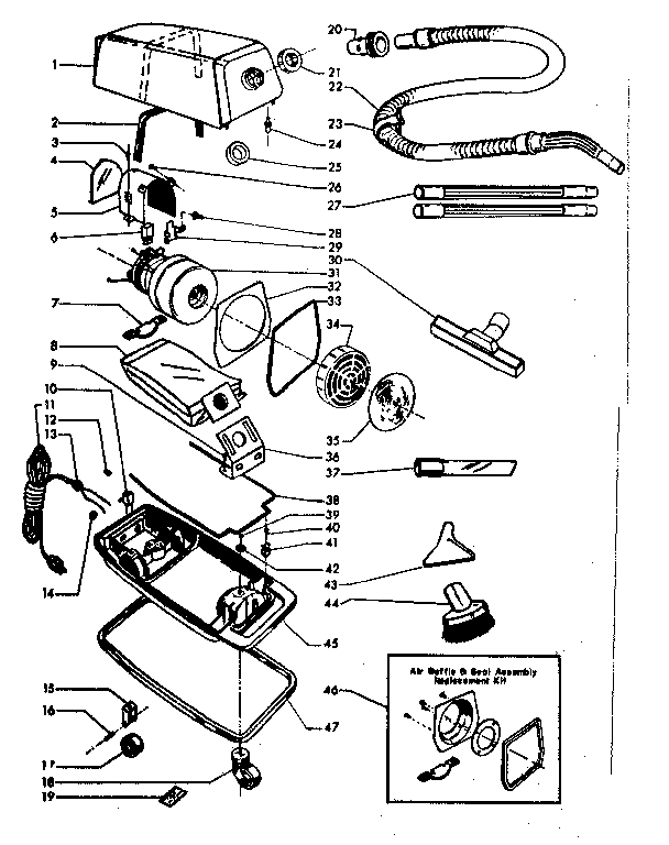 Kenmore 1752628 unit parts diagram
