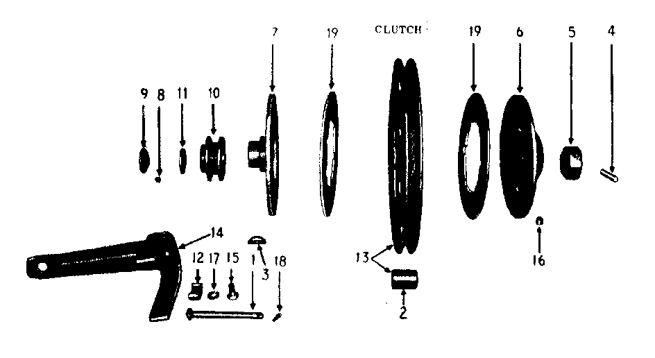 Craftsman 91757560 clutch diagram