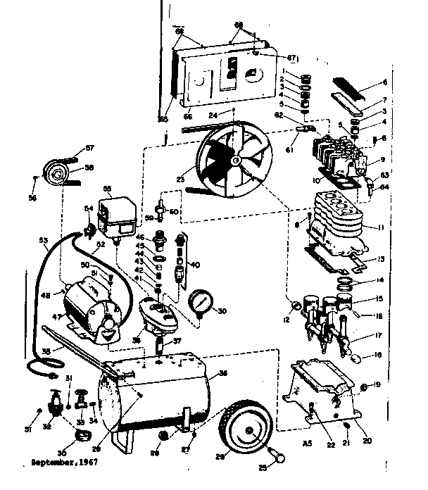 Craftsman 106152740 replacement parts diagram