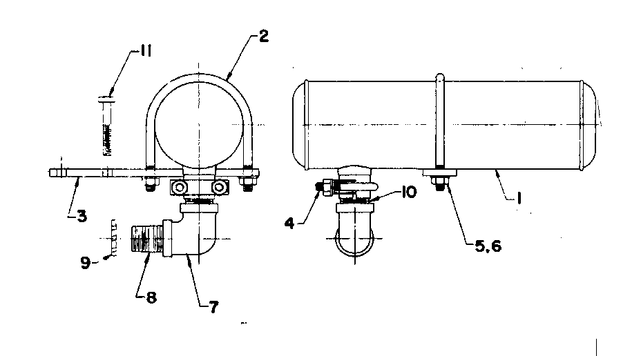 Craftsman 5803123-3 muffler assembly diagram