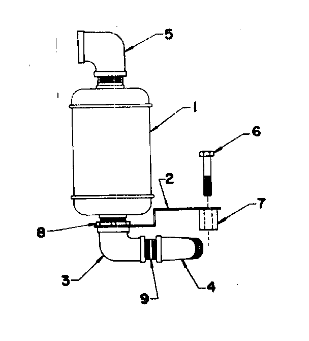 Craftsman 5803123-3 muffler assembly diagram