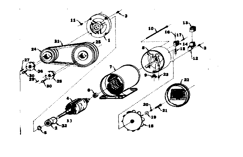 Craftsman 5803125-7 stator assembly diagram