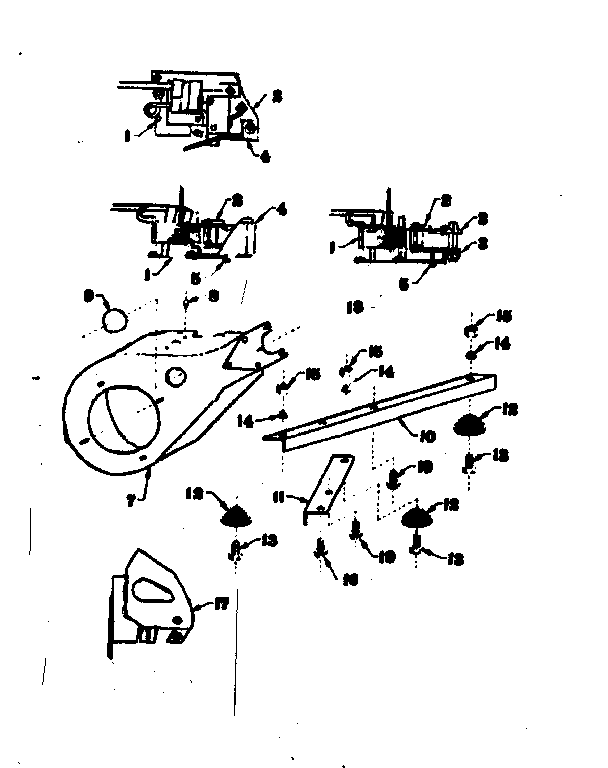 Craftsman 5803149-4 mounting base diagram