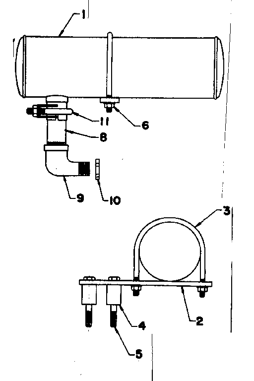 Craftsman 5805415-1 muffler assembly diagram