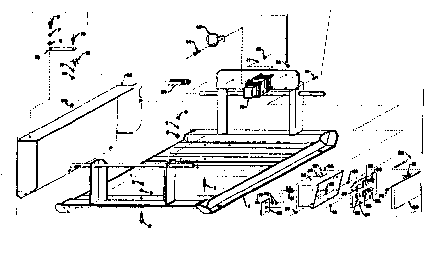 Craftsman 5805469-3 mounting base diagram