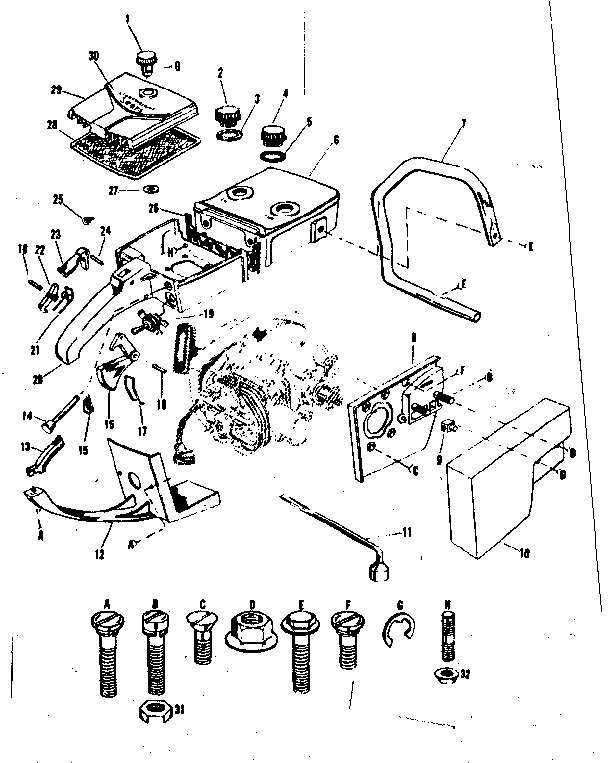 Craftsman 917351050 main frame diagram