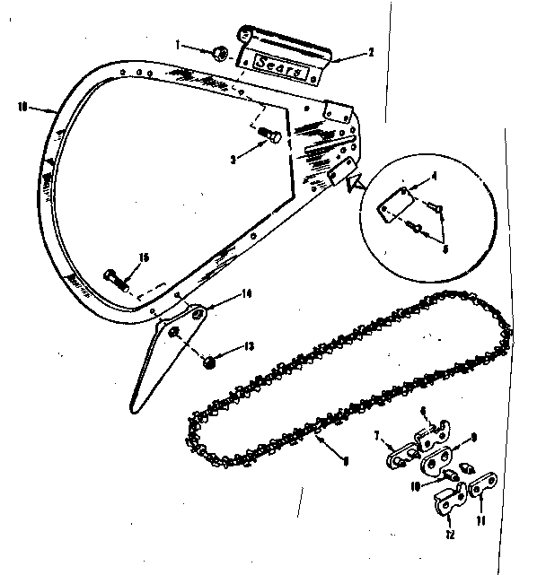 Craftsman 917352030 blade and chain diagram
