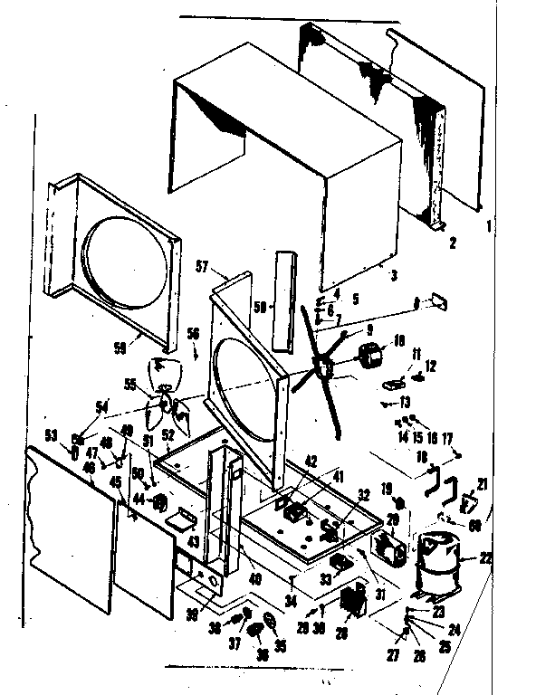 Kenmore 769811612 unit parts diagram