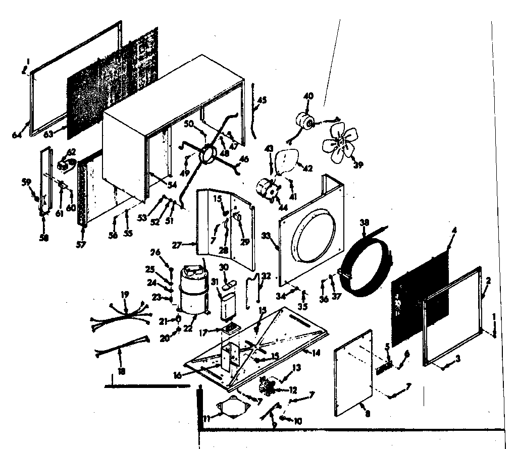 Kenmore 8676514 unit parts diagram