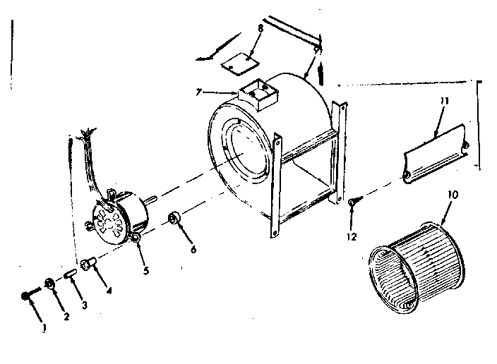 Kenmore 8676666 h-q blower assembly diagram