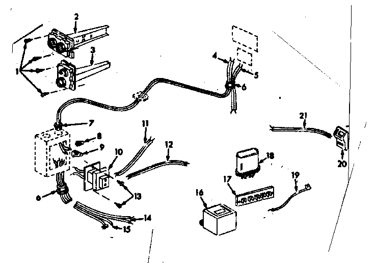 Kenmore 8676666 electrical diagram