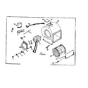 Kenmore 86776281 h-q blower assembly diagram