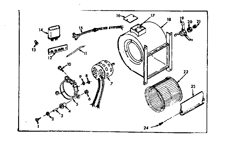 Kenmore 86776383 h-q blower assembly diagram