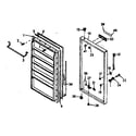 Kenmore 106628150 door parts diagram